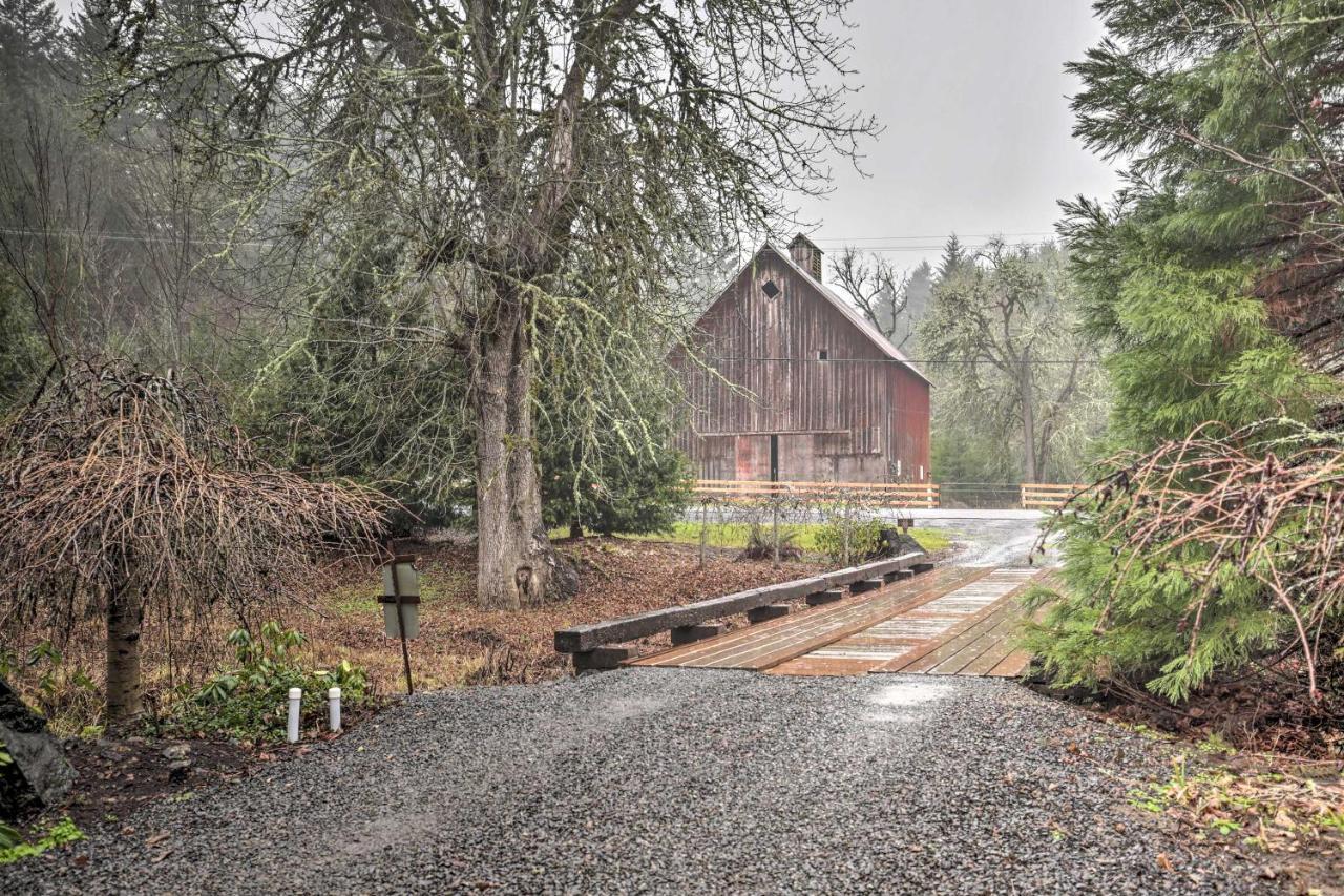 Chic Farmhouse With Creek In Heart Of Wine Country! McMinnville Eksteriør billede